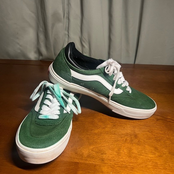 Vans Other - Vans Green and White Men's Sneakers